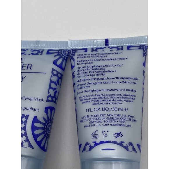 4 Estee Lauder Perfectly Clean Multi-action Foam Cleanser/ Purifying Mask, 1oz - Picture 4 of 7